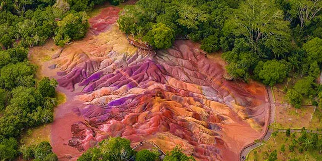 Chamarel Seven Coloured Earth